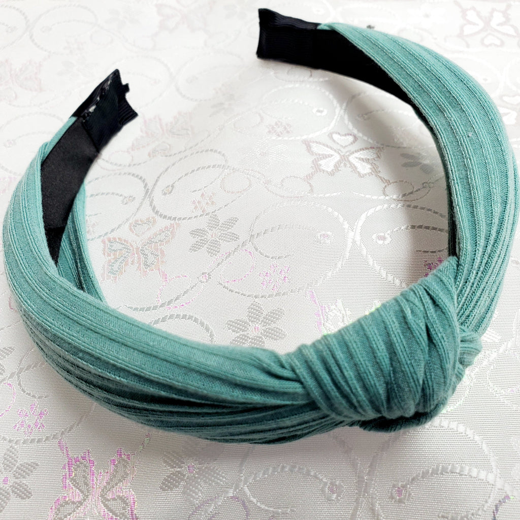 Jersey Teal Knotted